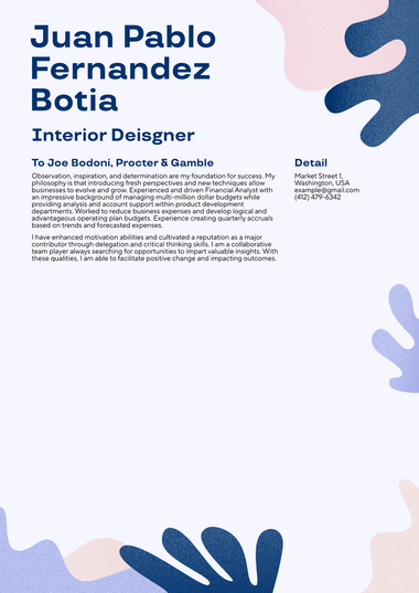 Plantilla Creativo
