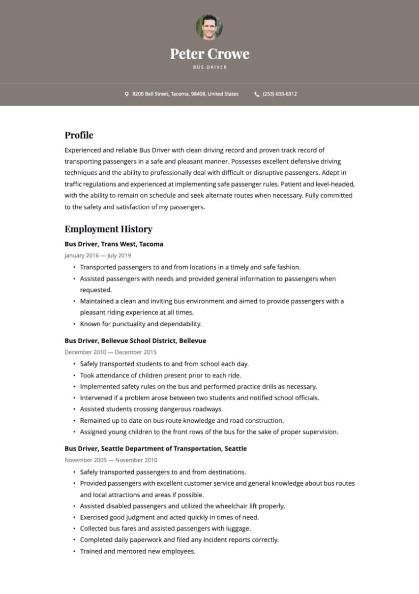 Oslo resume template